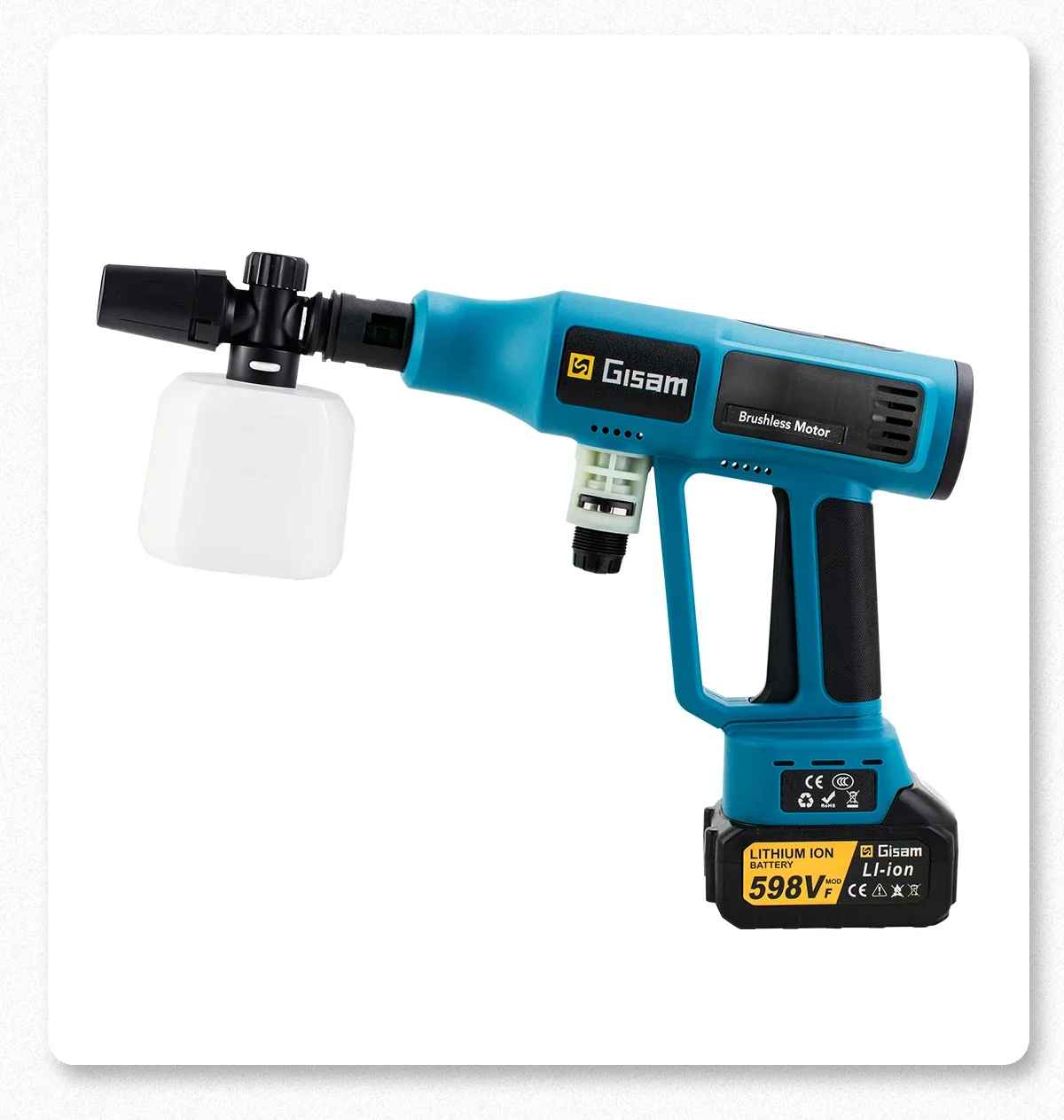 Brezkrtačni visokotlačni čistilec 250 bar