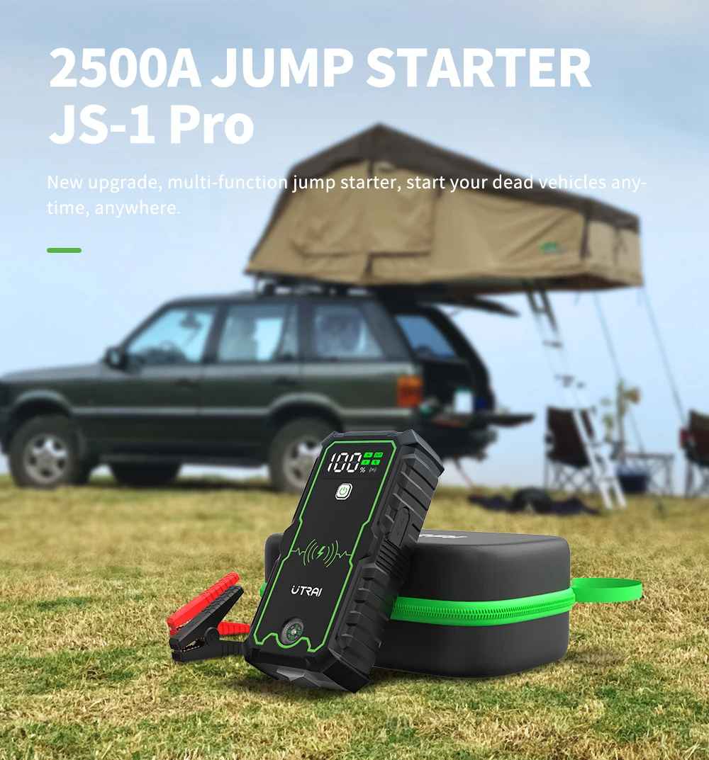 UTRAI JS-One Jump Starter 2500A – prenosni zaganjalnik in power bank (22 000 mAh)
