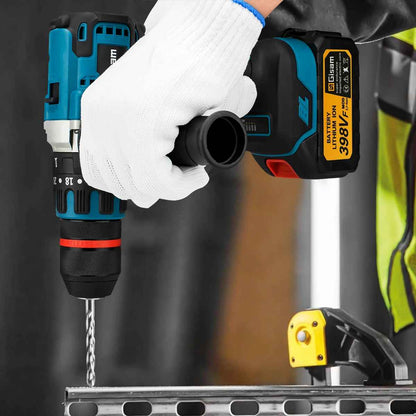 Brezkrtačni udarni vrtalnik z ročajem