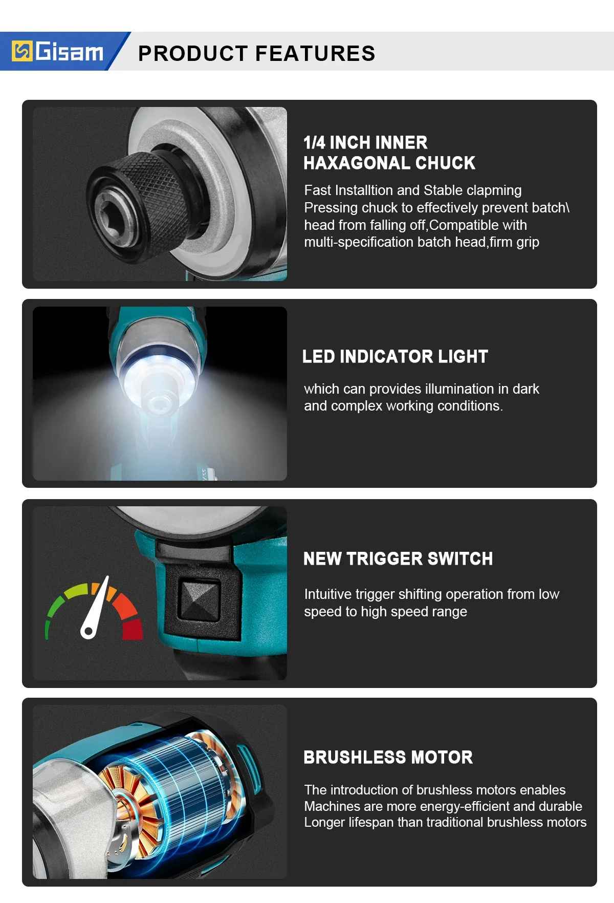 Brezkrtačni akumulatorski vijačnik