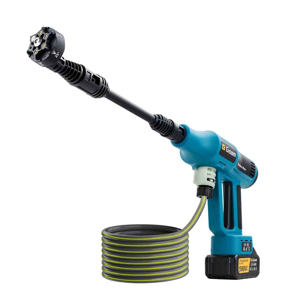 Brezkrtačni visokotlačni čistilec 250 bar