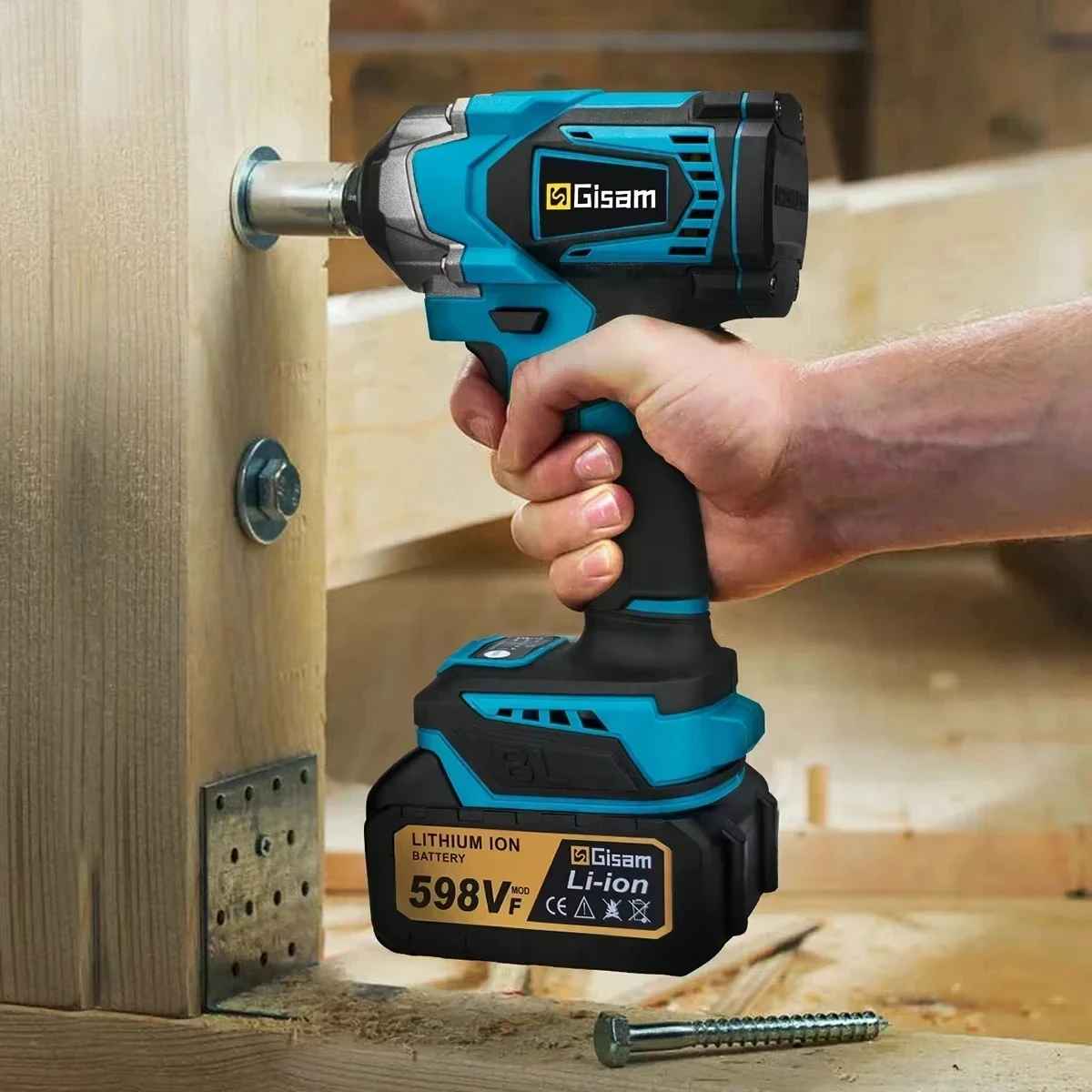 Udarni vijačnik 1200 Nm SET v kovčku + nastavki