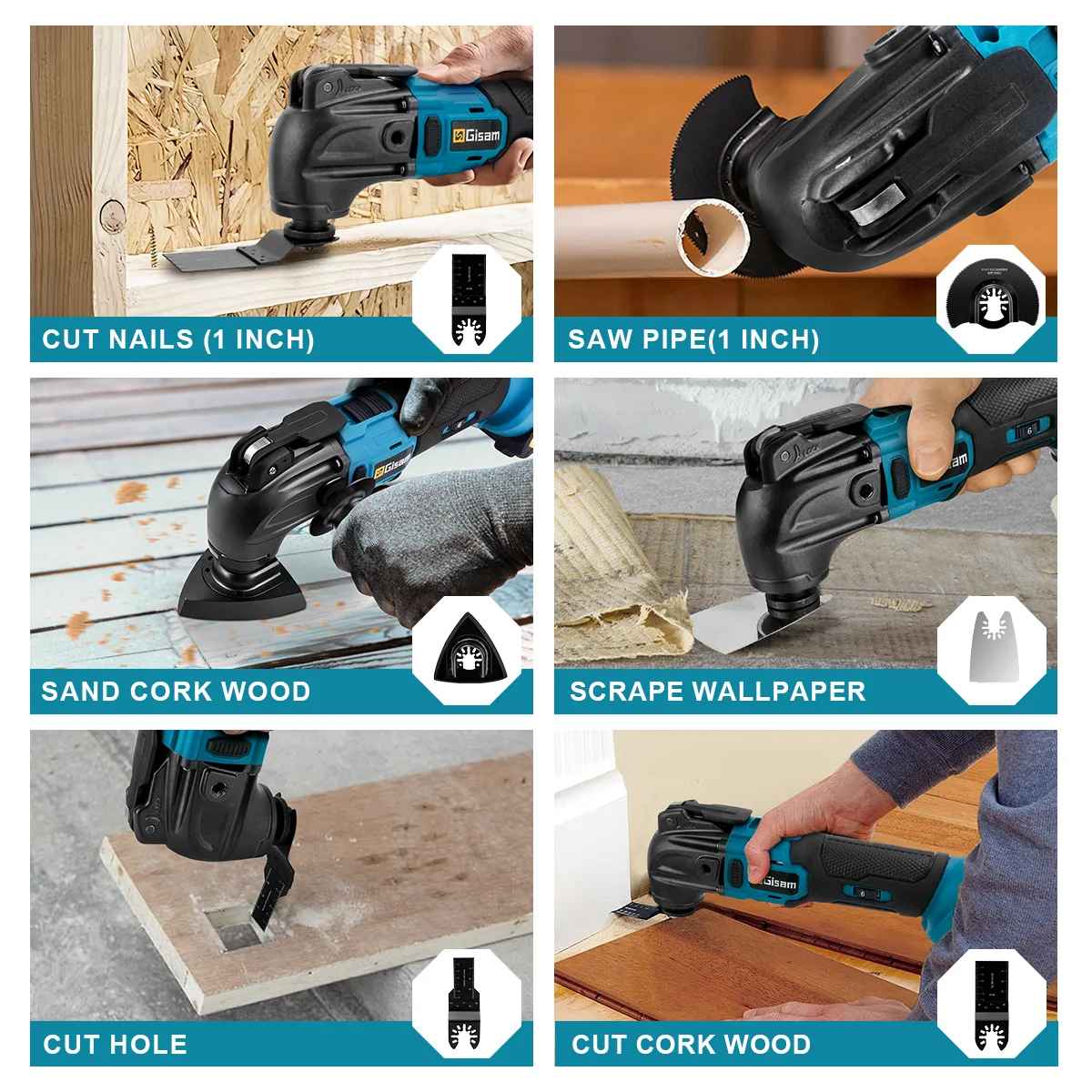 Akumulatorska oscilacijska žaga