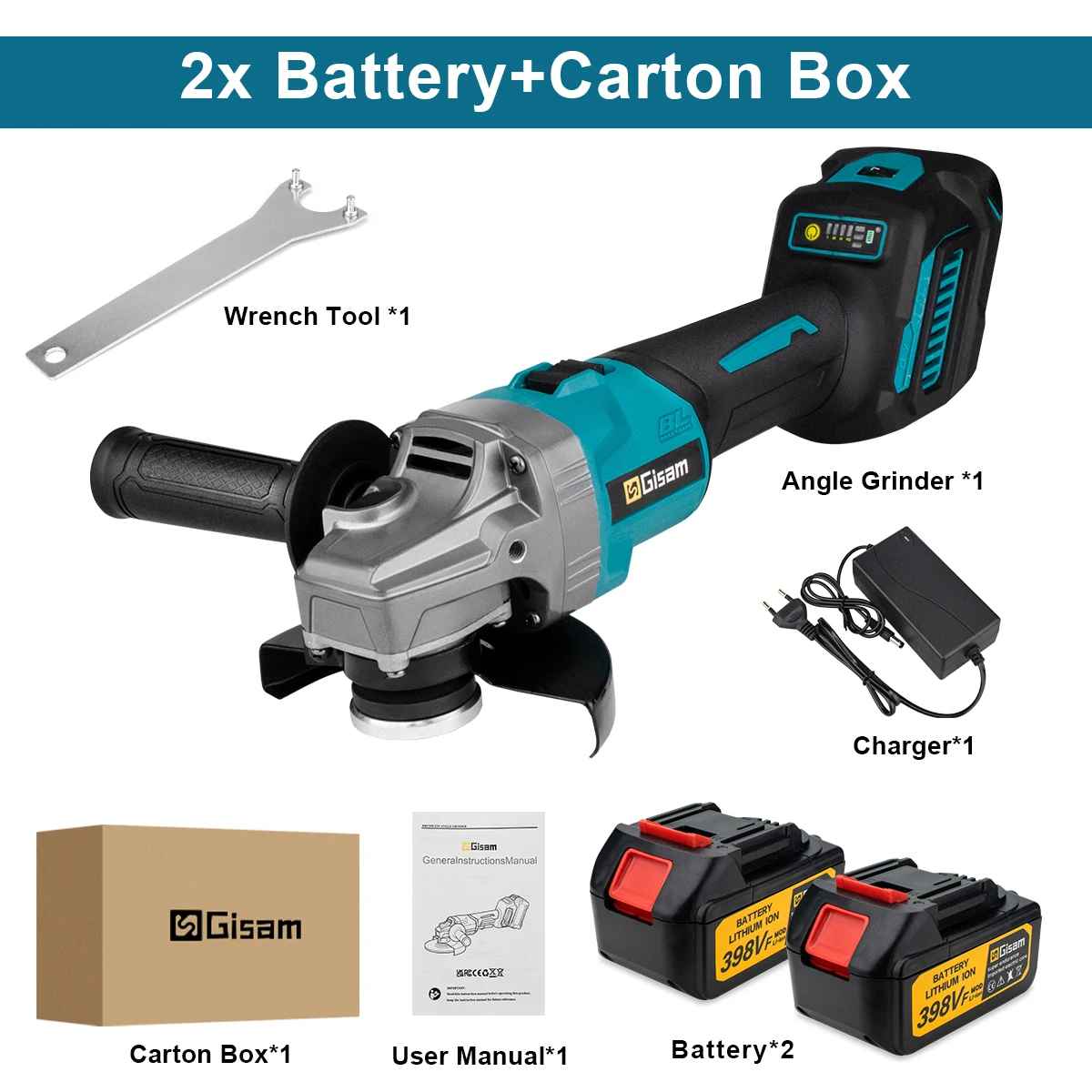 Kotni brusilnik 7 hitrosti SET