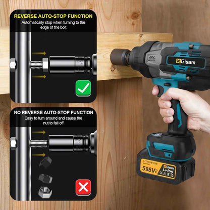 Udarni vijačnik 3100 Nm - 3/4" SET v kovčku