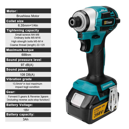 Brezkrtačni akumulatorski vijačnik