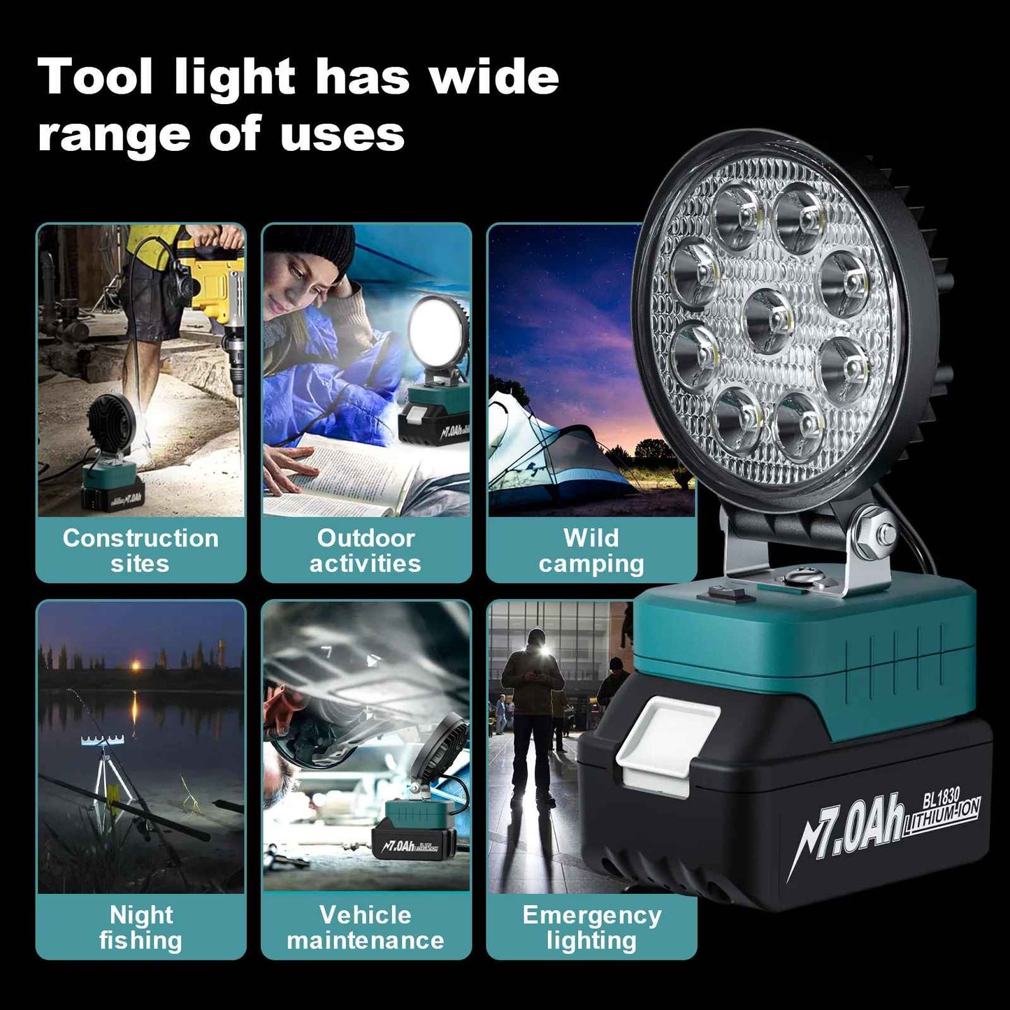 ProLED 27W delovna luč 18V