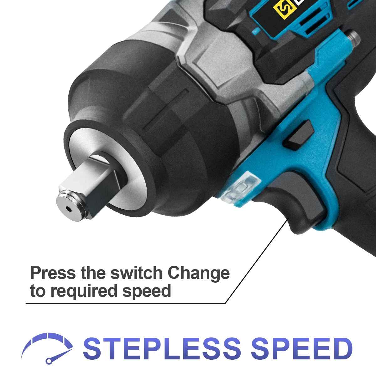 Udarni vijačnik 2800 Nm SET v kovčku