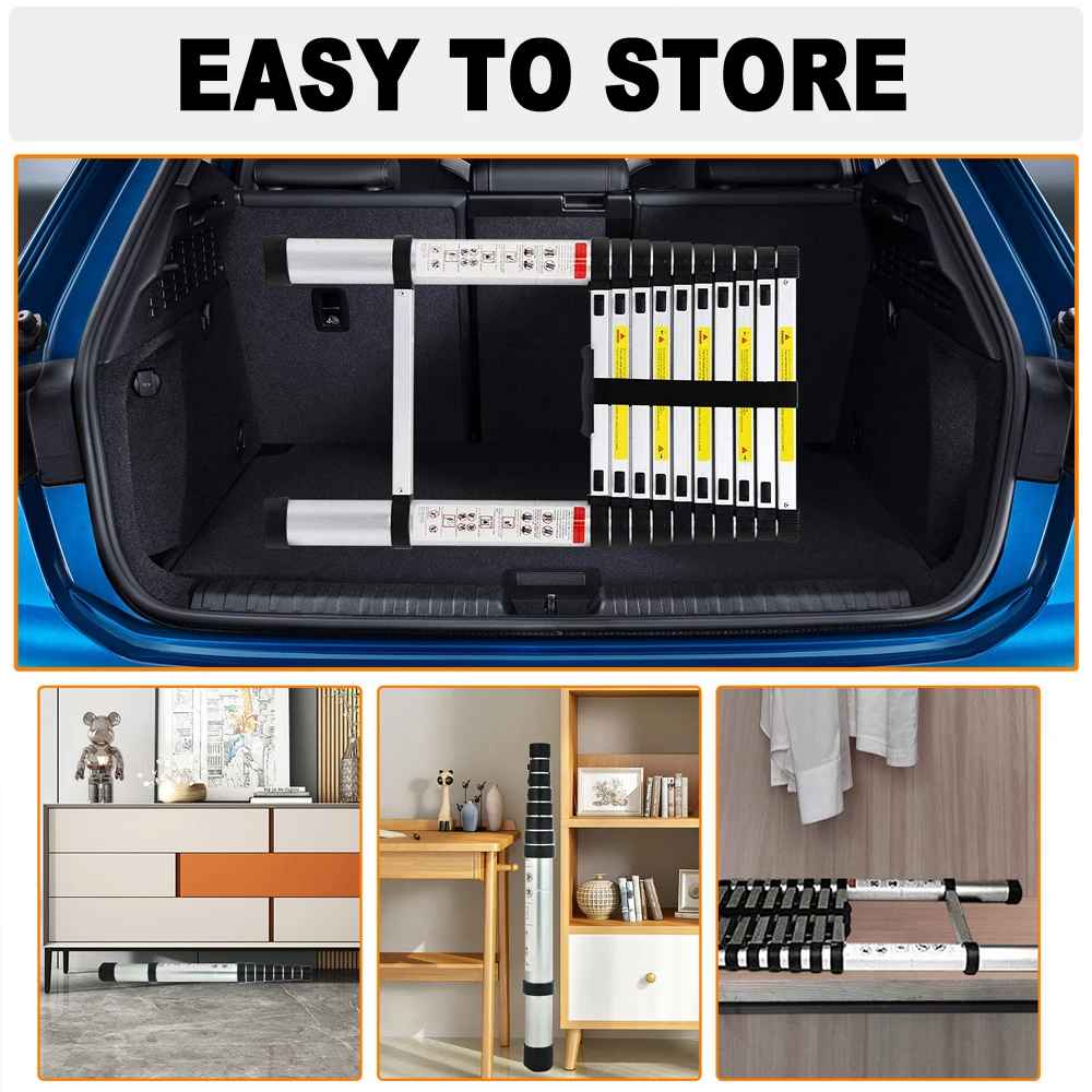 Teleskopska lestev 4,4m