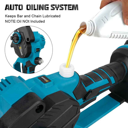 Brezkrtačna žaga GISAM – popolna za rezanje vej in manjšega lesa SET V KOVČKU