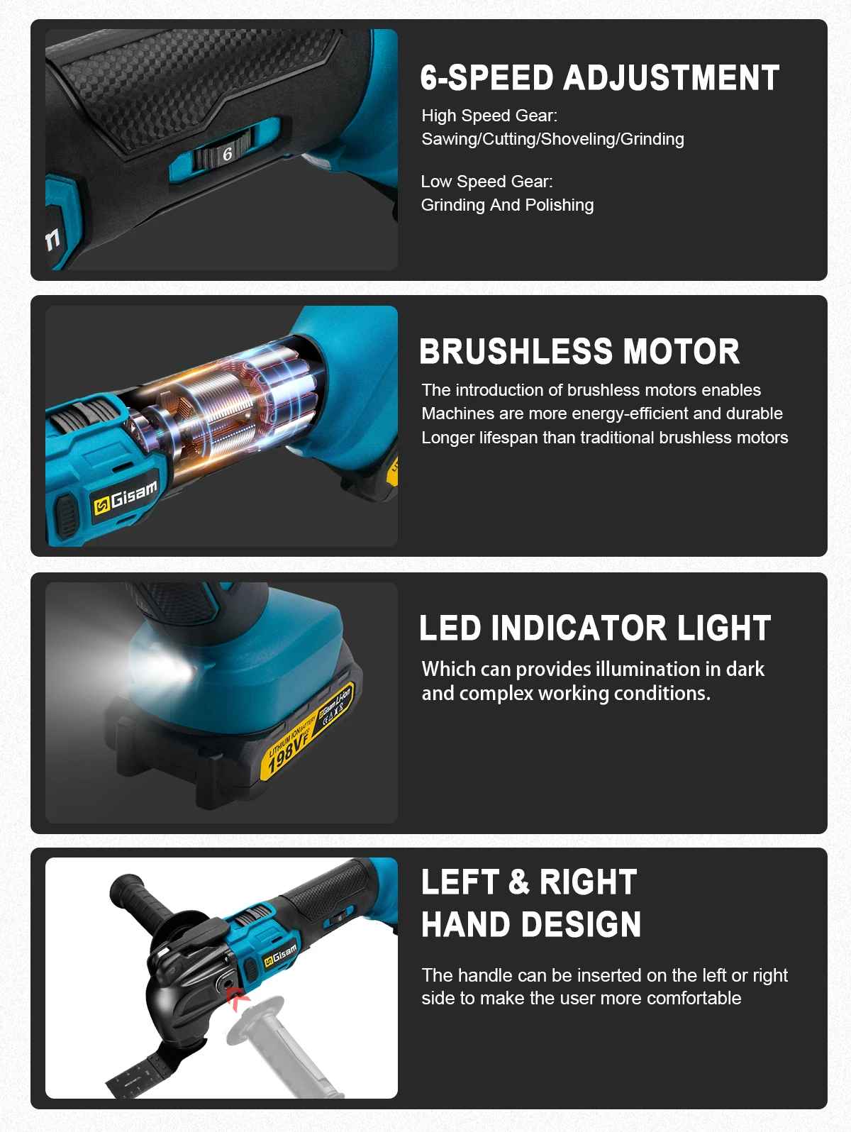 Akumulatorska oscilacijska žaga