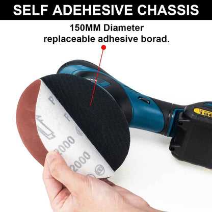 Akumulatorska polirka 150 mm – set z 2 baterijama