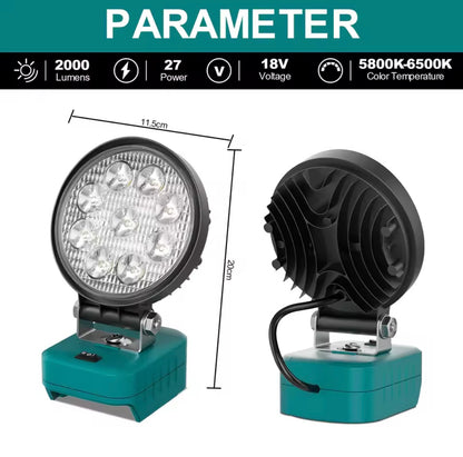 ProLED 27W delovna luč 18V